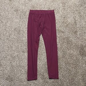 Womens medium Maurice’s Maroon Leggings